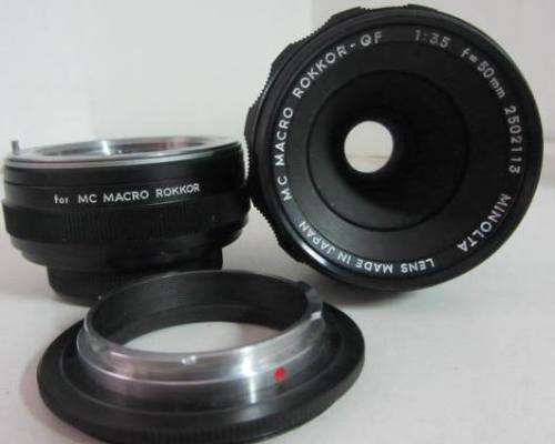 **Minolta MC Macro Rokkor 50mm f:3.5**