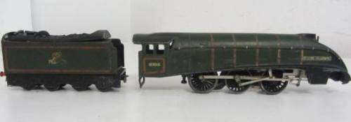 **Hornby Dublo 3 Rail- Class A-4-Green** Silver King 60016 plus Tender.