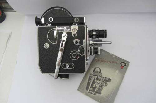 **Paillard Bolex** Film Camera....With Original Leather Case...As per photos