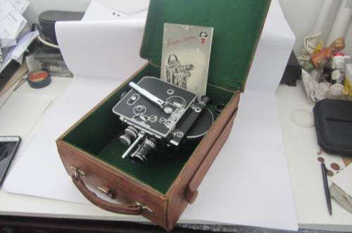**Paillard Bolex** Film Camera....With Original Leather Case...As per photos