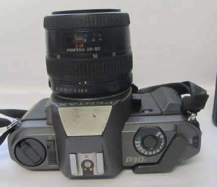 **Pentax P 30t**SMC Pentax-A 1:4-5.6...35-80mm Lens-(Lens Clean)-Shutter Not Firing.