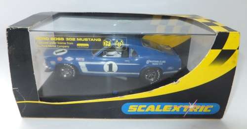 **Scalextric**Ford Boss 302 Mustang -"Mustang Clubs Racing Team"..Not tested.