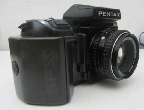 **Rare**Pentax-Interval Data Back F..SMC Pentax 1:2/50mm Lens...Including Instruction Booklet.