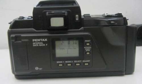 **Rare**Pentax-Interval Data Back F..SMC Pentax 1:2/50mm Lens...Including Instruction Booklet.