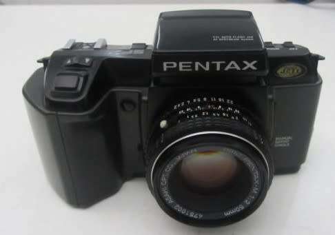 **Rare**Pentax-Interval Data Back F..SMC Pentax 1:2/50mm Lens...Including Instruction Booklet.