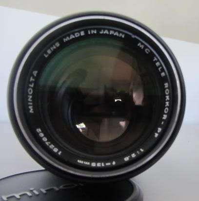 **Minolta XG-SE**35mm Camera-Minolta MD Rokkor 45mm 1:2 Lens Plus Mc Tele Rokkor-PF 135mm f/2.8