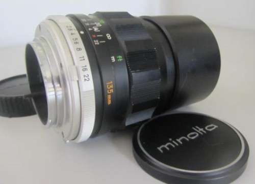 **Minolta XG-SE**35mm Camera-Minolta MD Rokkor 45mm 1:2 Lens Plus Mc Tele Rokkor-PF 135mm f/2.8