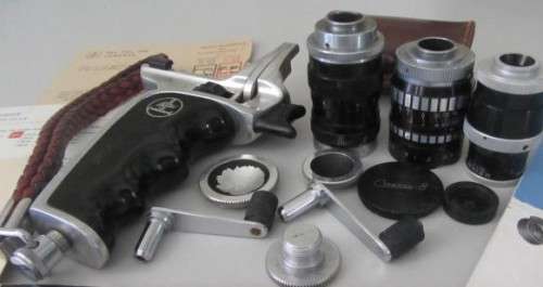 **Bolex Paillard**Combo Lenses/Grip/Caps/ Instruction Booklets etc....As per Photos