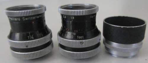 **Kern-Paillard Switzerland**Lenses plus Grip Lens Caps plus Combo etc..As per Photos