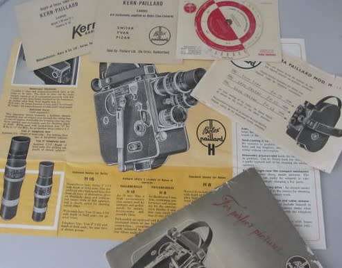 **Kern-Paillard Switzerland**Lenses plus Grip Lens Caps plus Combo etc..As per Photos