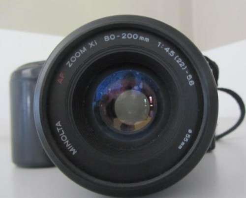 **Minolta Dynax 3i** S.L.R. Camera..Minolta Zoom xi 80-200mm 1:4.5(22)-5.6 Lens..Clean...Working.
