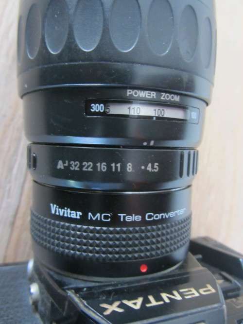 **Pentax Super A**..To repair-Including..S.M.C. Pentax-FA 1:4.5-5.6 100-300mm Lens plus-Converter