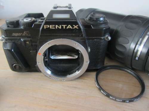 **Pentax Super A**..To repair-Including..S.M.C. Pentax-FA 1:4.5-5.6 100-300mm Lens plus-Converter