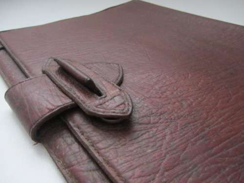 **Leather Folder**..33x25CM....Lovely Soft Leather...See "Clip"....Special Look.