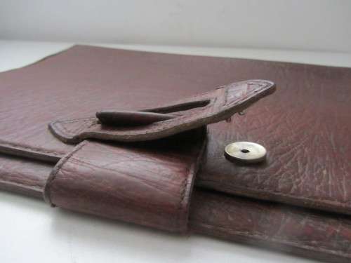 **Leather Folder**..33x25CM....Lovely Soft Leather...See "Clip"....Special Look.