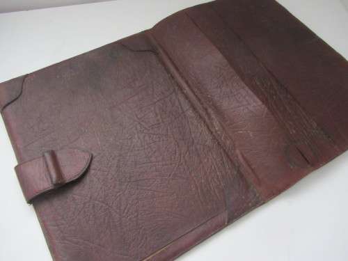 **Leather Folder**..33x25CM....Lovely Soft Leather...See "Clip"....Special Look.