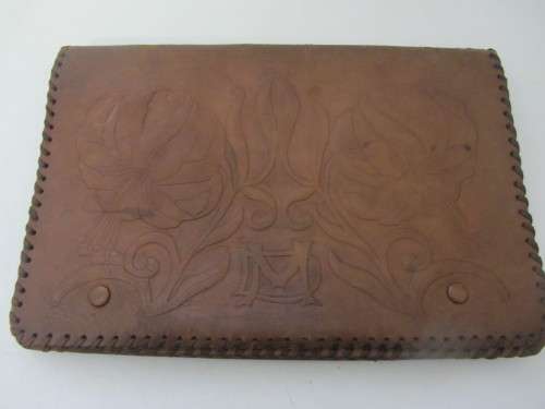 **Leather Folder/Wallet**Beautiful Hand Made-Document Compartments-Holder..30x20cm