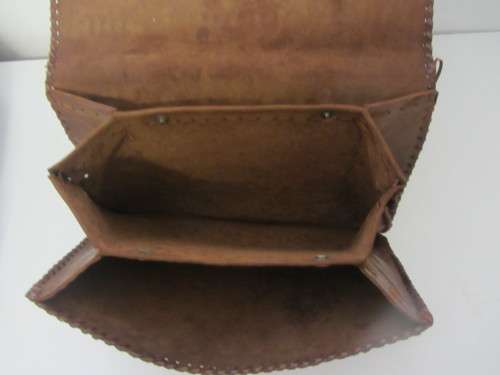 **Leather Folder/Wallet**Beautiful Hand Made-Document Compartments-Holder..30x20cm