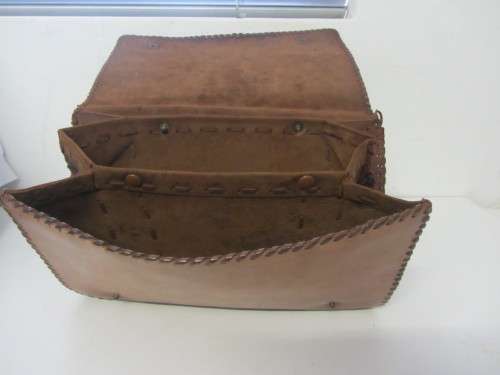 **Leather Folder/Wallet**Beautiful Hand Made-Document Compartments-Holder..30x20cm