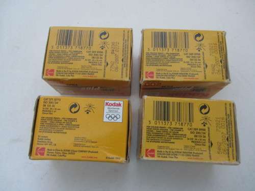 **Kodak Color Plus 200**36 exp...Four Sealed-Expired Films...Price for Four