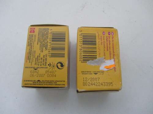 **Kodak Gold 200/Color 200 35mm Film**Two Expired Sealed Films
