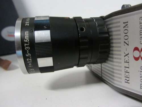 **Yahica 8-E** 8mm Movie Camera....Yashica Zoom 1:2.8 f=12.5-37.5mm Zeica Lens..Turning when Winded.