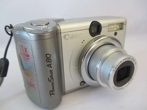 **Canon Power Shot A80**Movie..9 Point Auto Focus/11x Zoom..Incl Memory Card,Not Batteries.