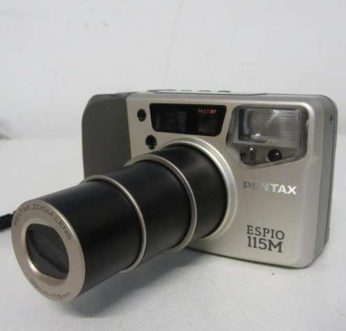 **Pentax Espio 115M**...Shutter Fires-Zoom Works-Flash Fires-Not Film Tested-Needs New Battery