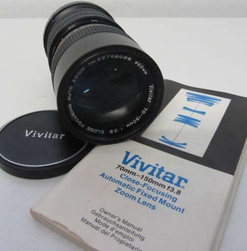 **Minolta XG-2**-Auto Wide-Angle 28mm 1:2.5 Vivitar Lens Plus Vivitar 70-150mm 1:3.8 Auto Zoom Lens