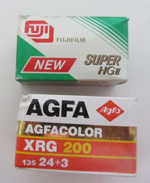 **Fuji Film/Agfacolor**Films-Super HG ii 36-400.Plus XRG 200 24+3..Out Dated-Sealed Boxes