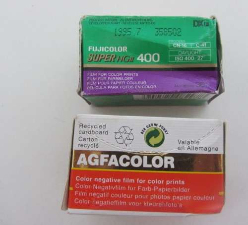 **Fuji Film/Agfacolor**Films-Super HG ii 36-400.Plus XRG 200 24+3..Out Dated-Sealed Boxes