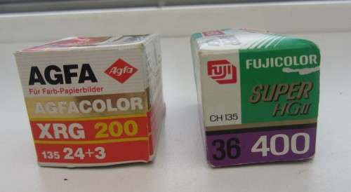 **Fuji Film/Agfacolor**Films-Super HG ii 36-400.Plus XRG 200 24+3..Out Dated-Sealed Boxes