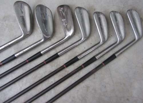 **J.H.Taylor Cynosure** Collectable Golf clubs-Long Shaft/Leather Grips Vintage Clubs