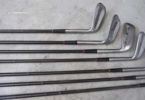 **J.H.Taylor Cynosure** Collectable Golf clubs-Long Shaft/Leather Grips Vintage Clubs