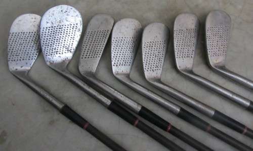 **J.H.Taylor Cynosure** Collectable Golf clubs-Long Shaft/Leather Grips Vintage Clubs