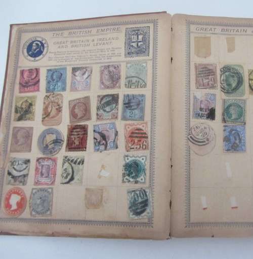 **The Roland Hill Postage Stamp Album**T.H.Hinton Preface-WWi...As per Photos