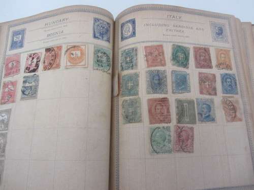 **The Roland Hill Postage Stamp Album**T.H.Hinton Preface-WWi...As per Photos