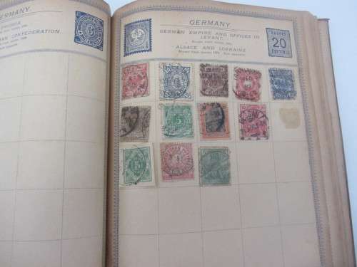 **The Roland Hill Postage Stamp Album**T.H.Hinton Preface-WWi...As per Photos