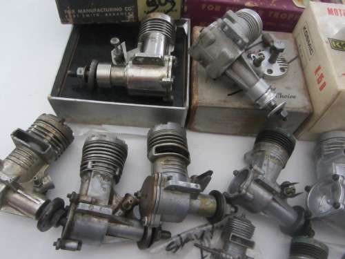 **Model Plane Engines** Kosmic/Fox/McCoy/Sky etc Jetex and Pellets, Props/Wheels As per Photos