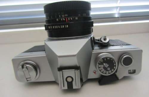**Praktica  MTL-3**Pentagon Electric 1.8/50  Multi Coated Screw On Lens**Plus Cosina  Macro Lens.