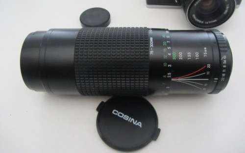 **Praktica  MTL-3**Pentagon Electric 1.8/50  Multi Coated Screw On Lens**Plus Cosina  Macro Lens.