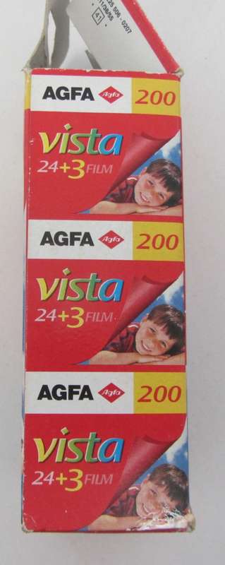 **Agfa Vista 200**Boxed-Three Fims-Out Dated