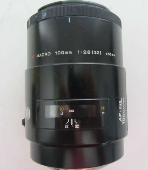 **Minolta AF 100 Macro** f 2.8-A Mount...Needs Some Cleaning To Improve.