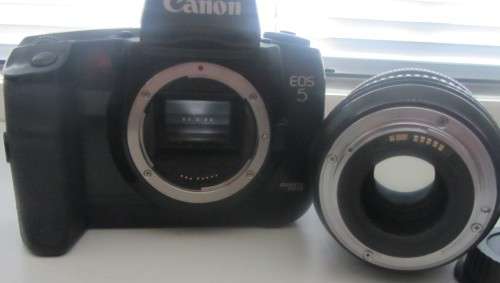 **Canon EOS 5**Semi Professional 35mm Camera.-Canon E.F. Ultrasonic f 2.8 L-28-70mm Lens.