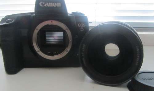 **Canon EOS 5**Semi Professional 35mm Camera.-Canon E.F. Ultrasonic f 2.8 L-28-70mm Lens.