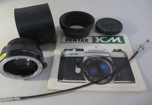 **Pentax KM**SMC Pentax 1:1.8/5.6 Lens(some funges)Plus Vivitar24mm 1:2.8 Auto Wide Angle Lens.