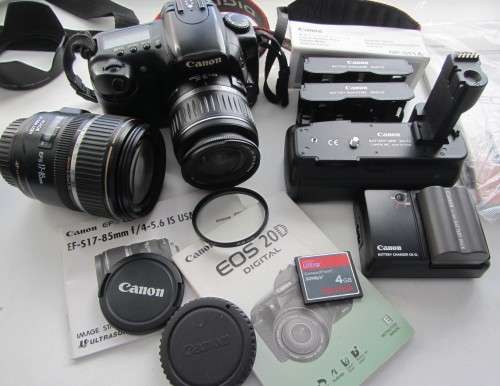 **Canon EOS 20 D**Canon EF-S 18-55mm 3.5-5.6 ii Plus Canon EF-S 17-85mm 4-5.6 IS USM Lenes