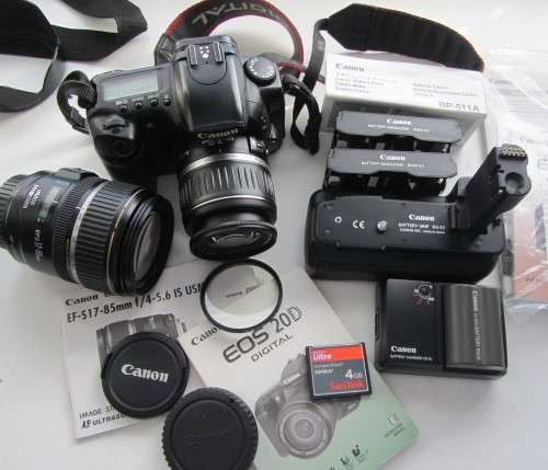 **Canon EOS 20 D**Canon EF-S 18-55mm 3.5-5.6 ii Plus Canon EF-S 17-85mm 4-5.6 IS USM Lenes