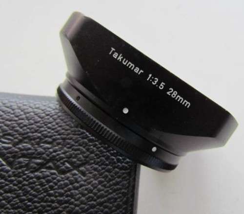 **Takumar Lens Hood-49mm**With Holder