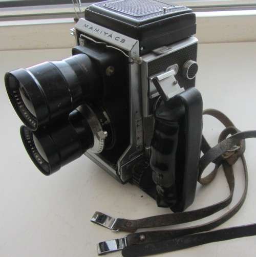 Mamiya C3 Professional Twin Lens TLR Film Camera.Mamiya Sekor 1:4.5 f=18cm Lens
